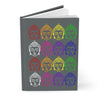Buddha rainbow Hardcover Journal Matte