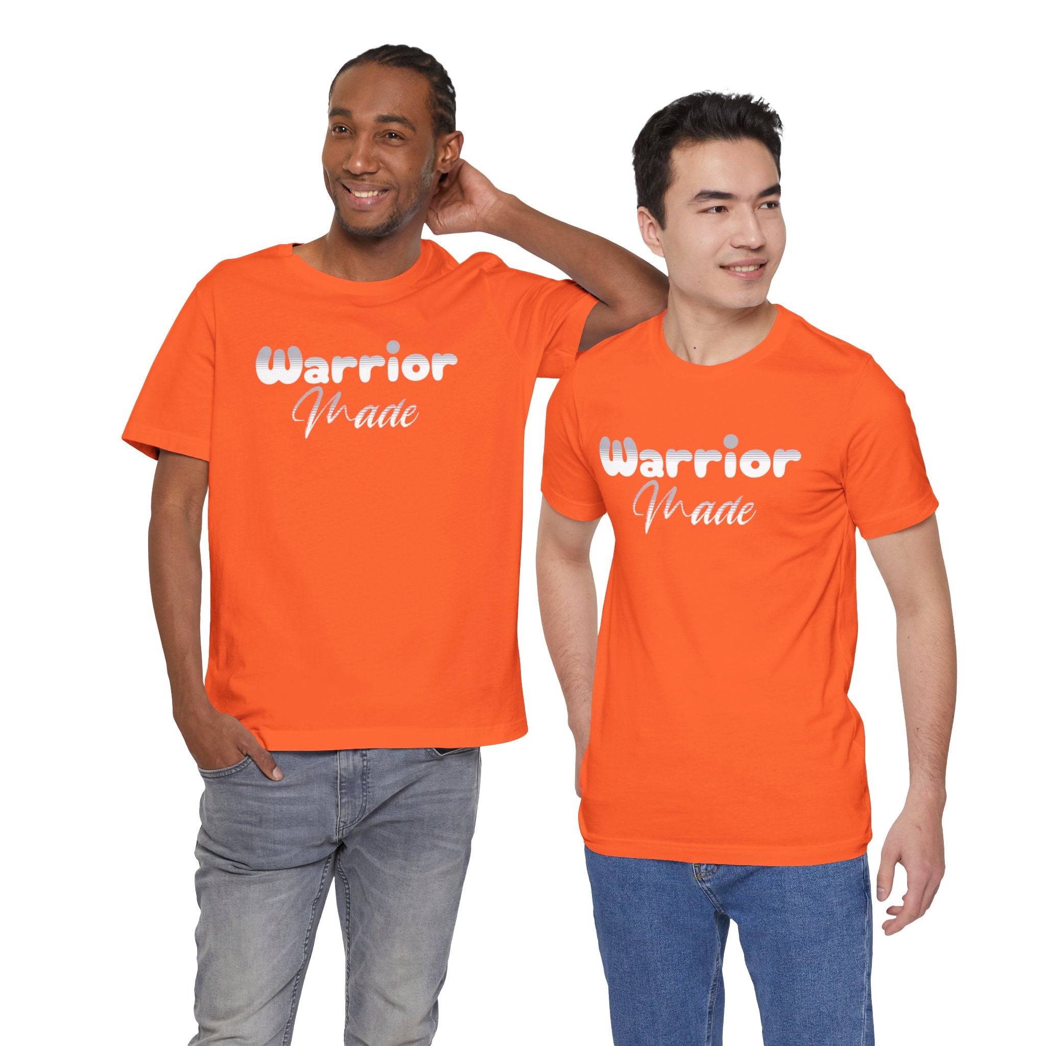 Warrior Made, Native Collection, Orange, Black, Turquoise, or Red, Unisex Jersey Short Sleeve Tee