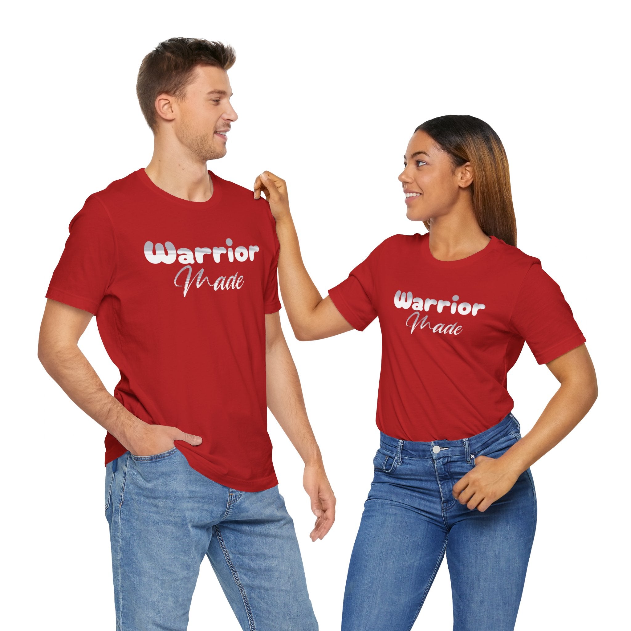 Warrior Made, Native Collection, Orange, Black, Turquoise, or Red, Unisex Jersey Short Sleeve Tee