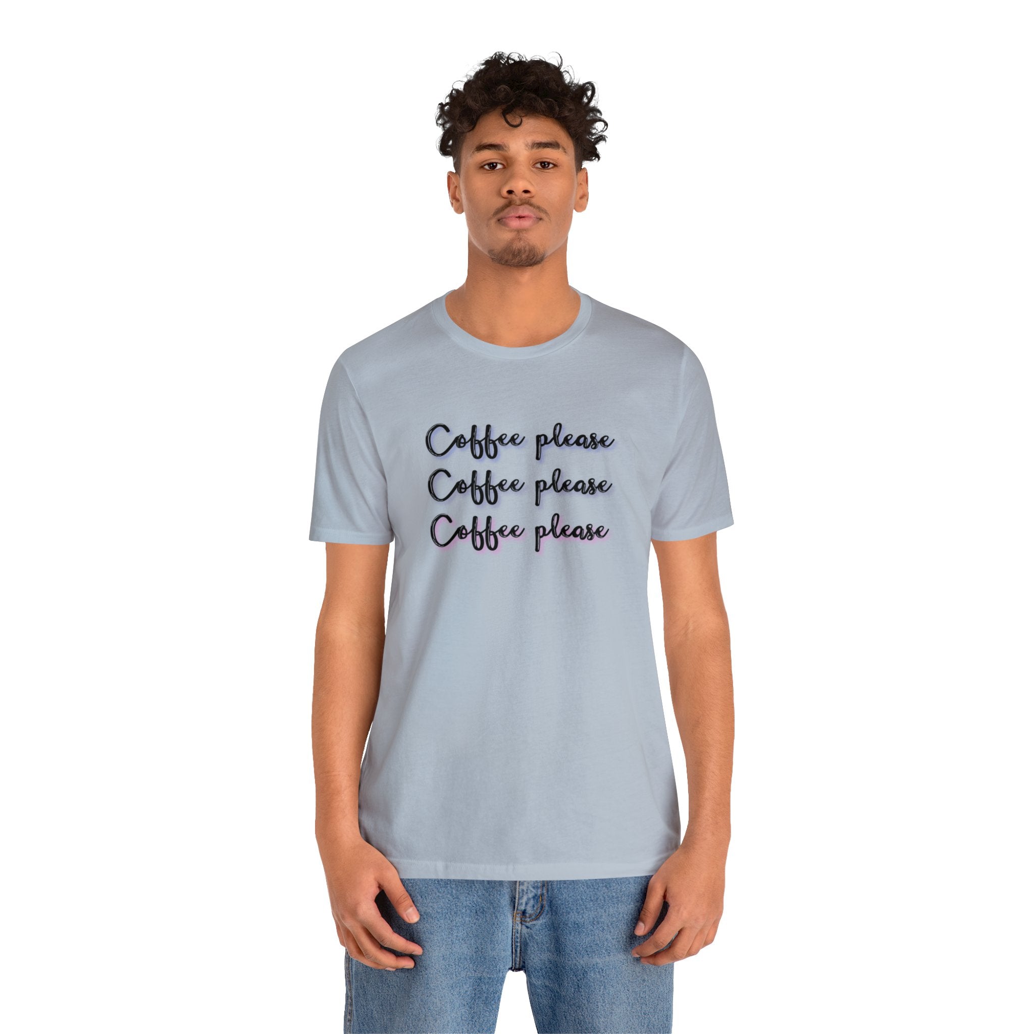 Coffee Coffee Coffee Unisex Jersey Short Sleeve Tee