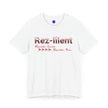 Rez-ilient, Native Collection, White or Black, Unisex Jersey Short Sleeve Tee