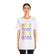 Rainbow of Buddhas Unisex Jersey Short Sleeve Tee