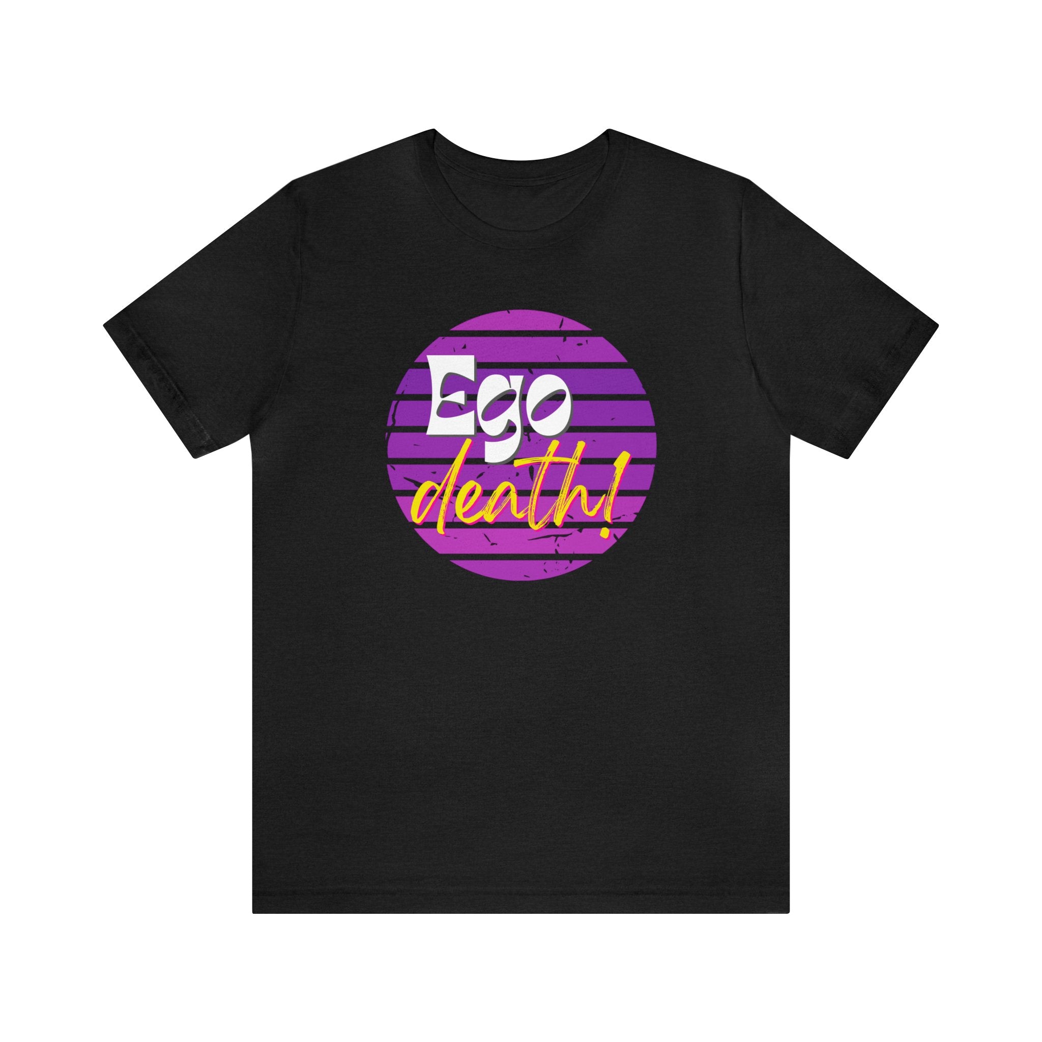 Purple Ego death! Positive Vibes Collection Unisex Jersey Short Sleeve Tee