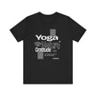 Yoga Nature Gratitude, Black, Green, Aqua, True Royal, Purple, Berry and Red, Unisex Jersey Short Sleeve Tshirt