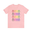 Rainbow of Buddhas Unisex Jersey Short Sleeve Tee