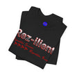 Rez-ilient, Native Collection, White or Black, Unisex Jersey Short Sleeve Tee
