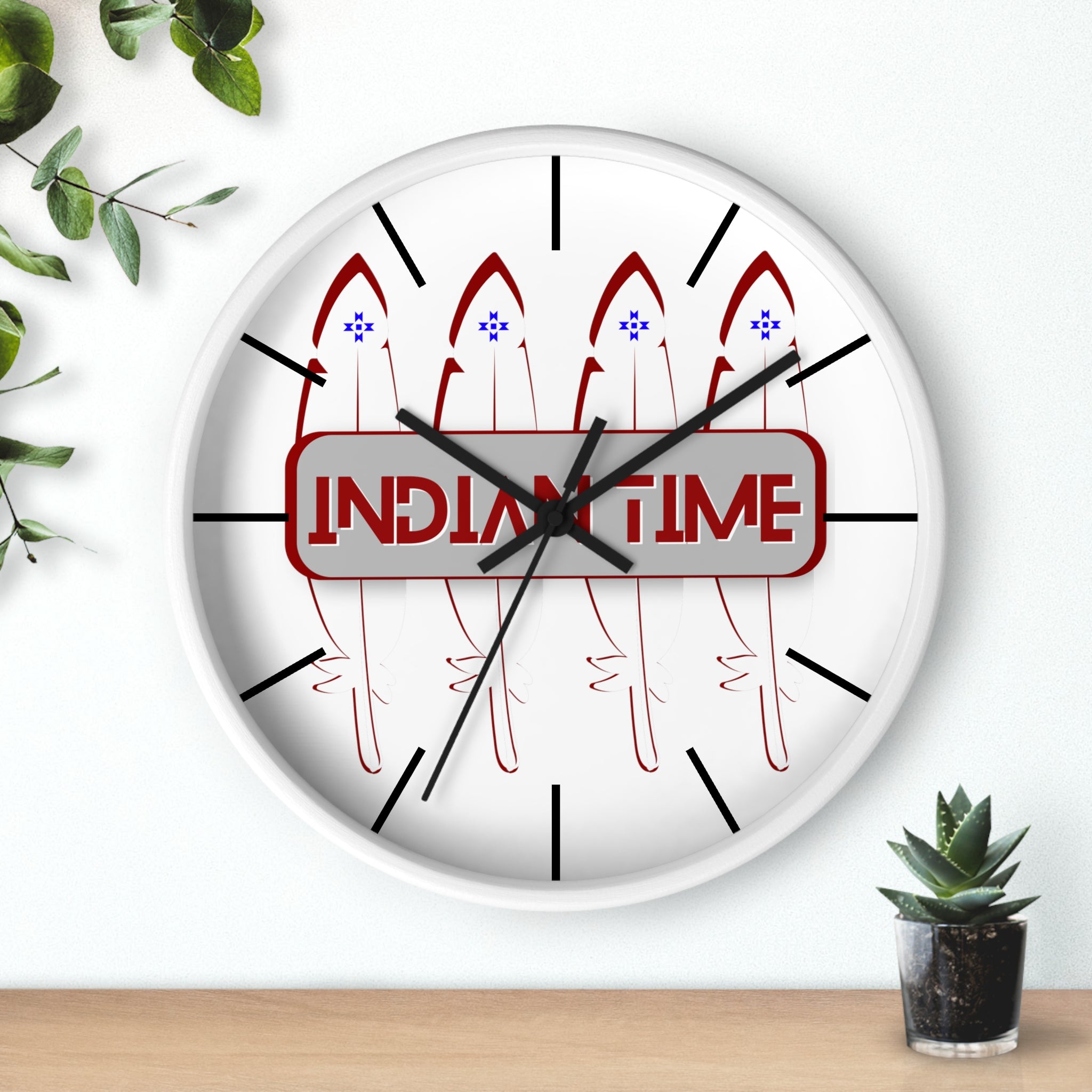 Indian Time Wall clock