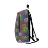 Unisex Fabric Backpack, Rainbow of Many Buddhas, School backpack, Travel Backpack