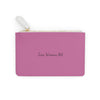 Light Pink Still here Mini Clutch Bag, card holder