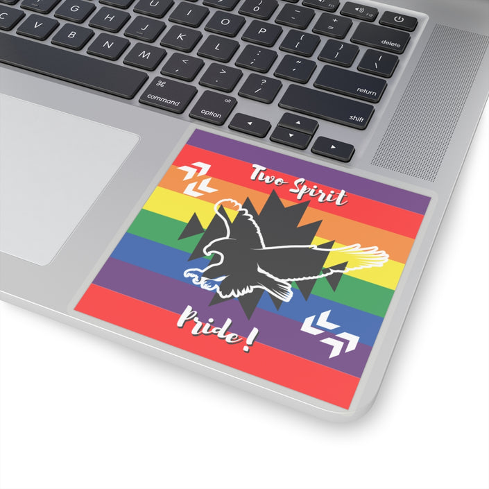 Two Spirit Pride Kiss-Cut Stickers