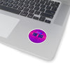 Iron Woman 80 Logo Kid's Collection Pink Kiss-Cut Stickers