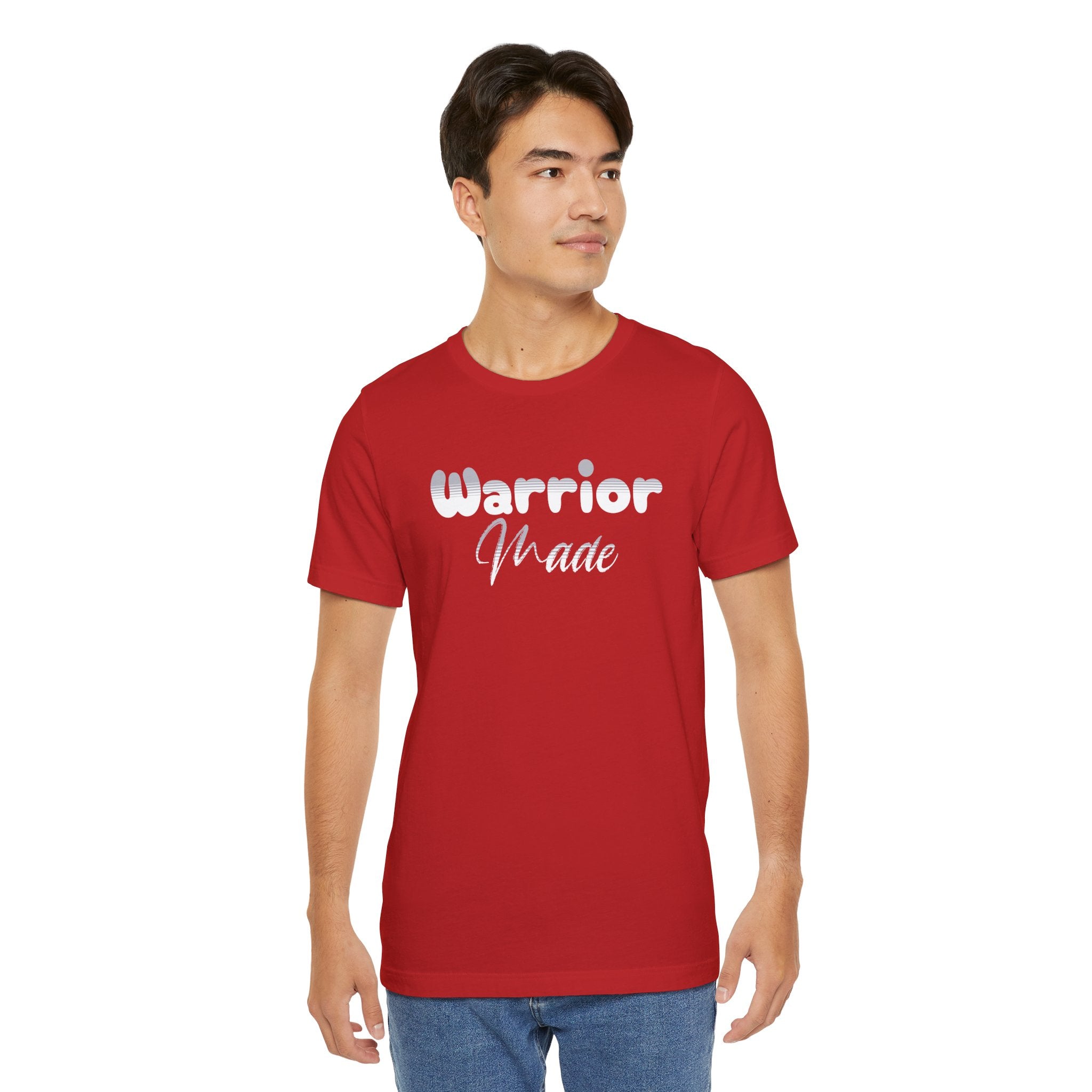 Warrior Made, Native Collection, Orange, Black, Turquoise, or Red, Unisex Jersey Short Sleeve Tee