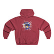 Native Innii aka Bison Graphic, Still Here, Native Pride, Blue, Grey, Black or Red Men's NUBLEND® Hooded Sweatshirt