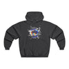 Native Innii aka Bison Graphic, Still Here, Native Pride, Blue, Grey, Black or Red Men's NUBLEND® Hooded Sweatshirt