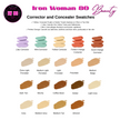 Vegan Correctors and Concealers by Iron Woman 80 Beauty