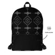 Grayscale Native Design, Black Backpack