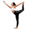 Warrior Strength, Native Rainbow Stars Black Yoga Leggings