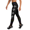 Warrior Strength, Native Rainbow Stars Black Yoga Leggings