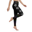 Warrior Strength, Native Rainbow Stars Black Yoga Leggings