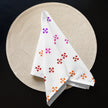 Rainbow Native Star Pattern, White Breakfast, Lunch, Dinner Cloth napkin set