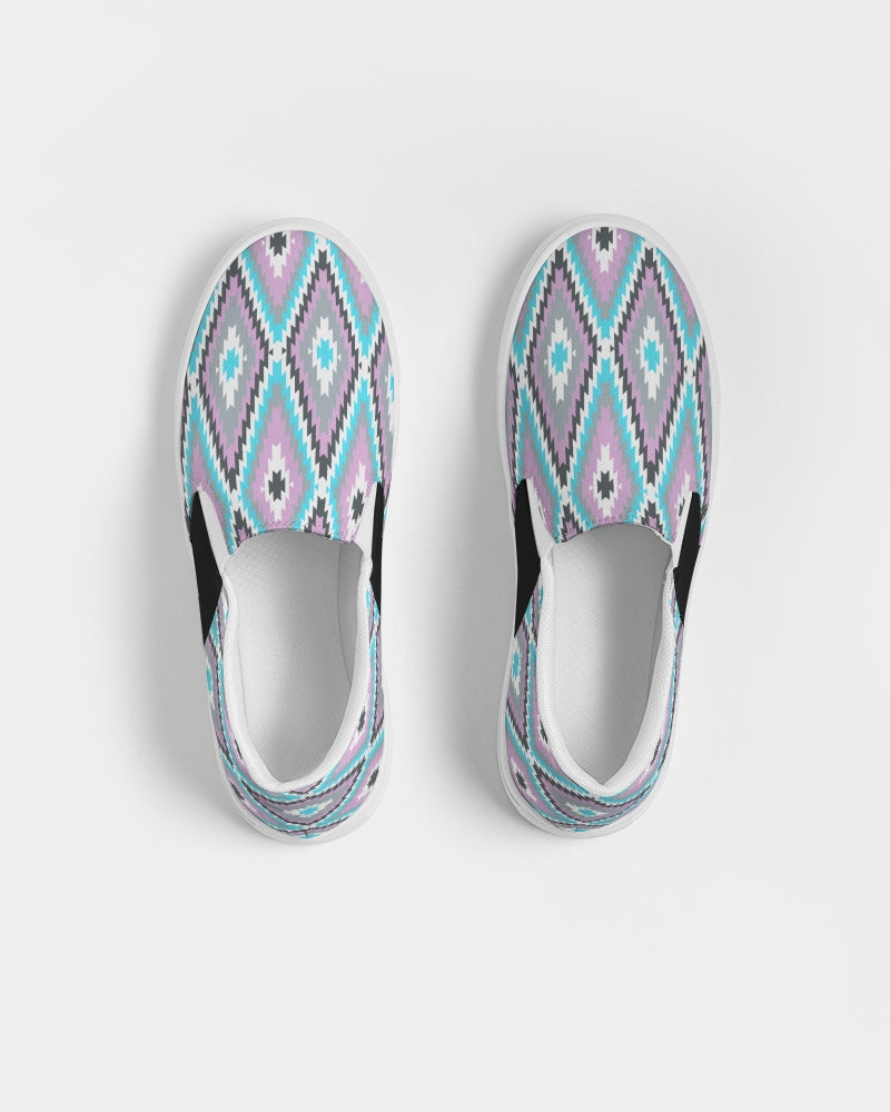 Native Pattern Women's Slip-On Canvas Shoe