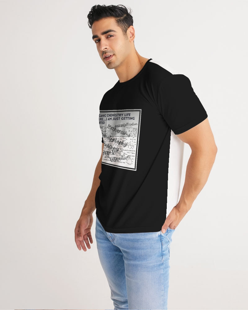 Nerdy Chem Student Black Men's Tee