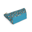 Coffee on Teal Accessory Pouch w T-bottom