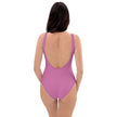 Native Geometric and Floral Pink One-Piece Swimsuit