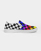 2 sides Checkered Men's Slip-On Canvas Shoe