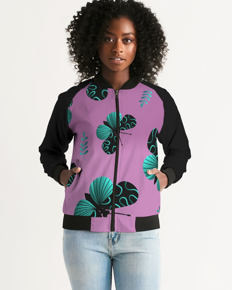 Women Yoga & Positive Vibes Women's Bomber Jacket