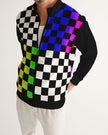 4 sided Checkered Men's Track Jacket