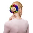 Rainbow Checkered Hair Scrunchie