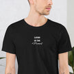 Living in the Present Black Unisex t-shirt